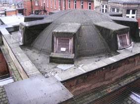 the roof St Luke’s Chapel